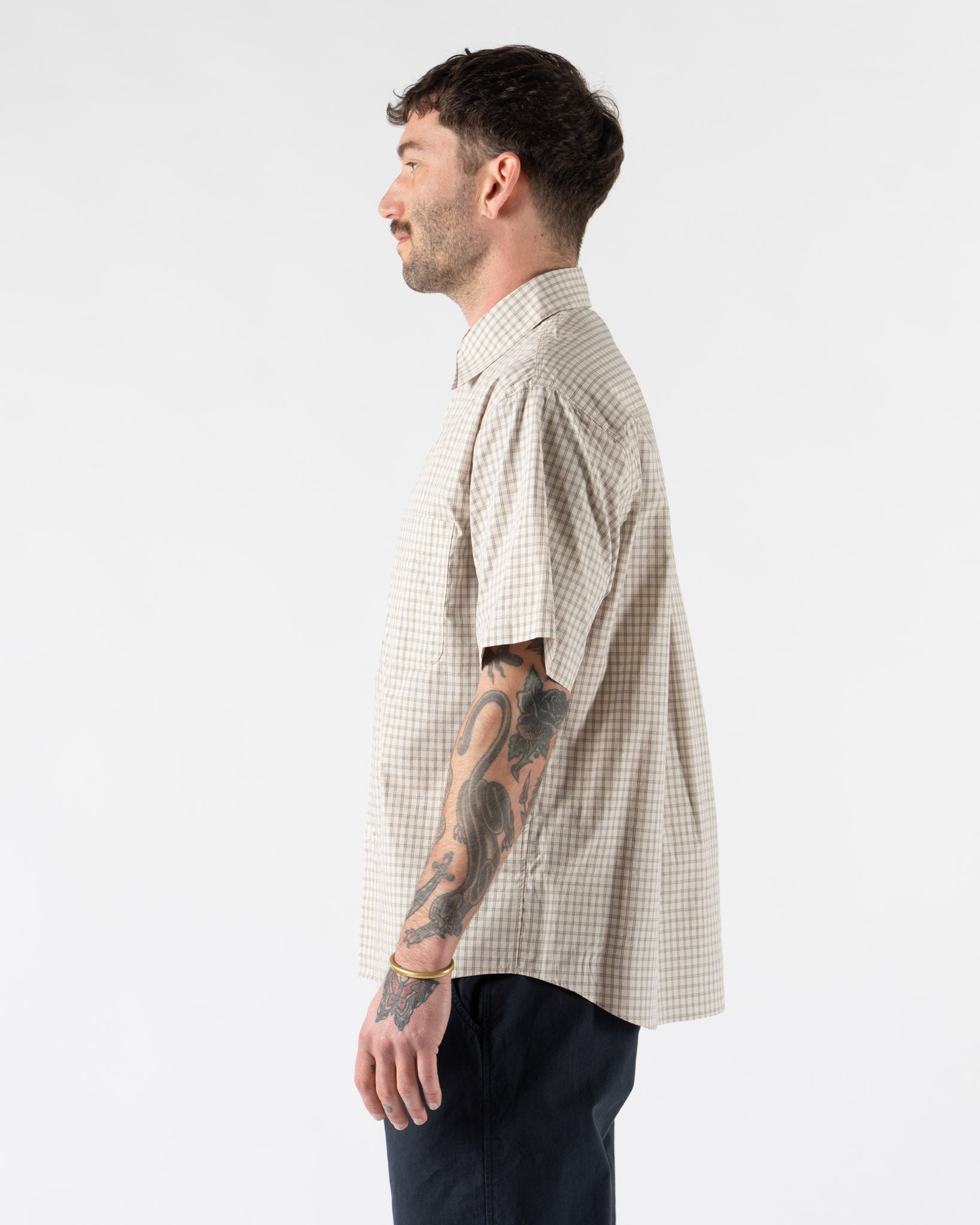 Another Aspect Another Shirt 4.1 in Blue/White Check