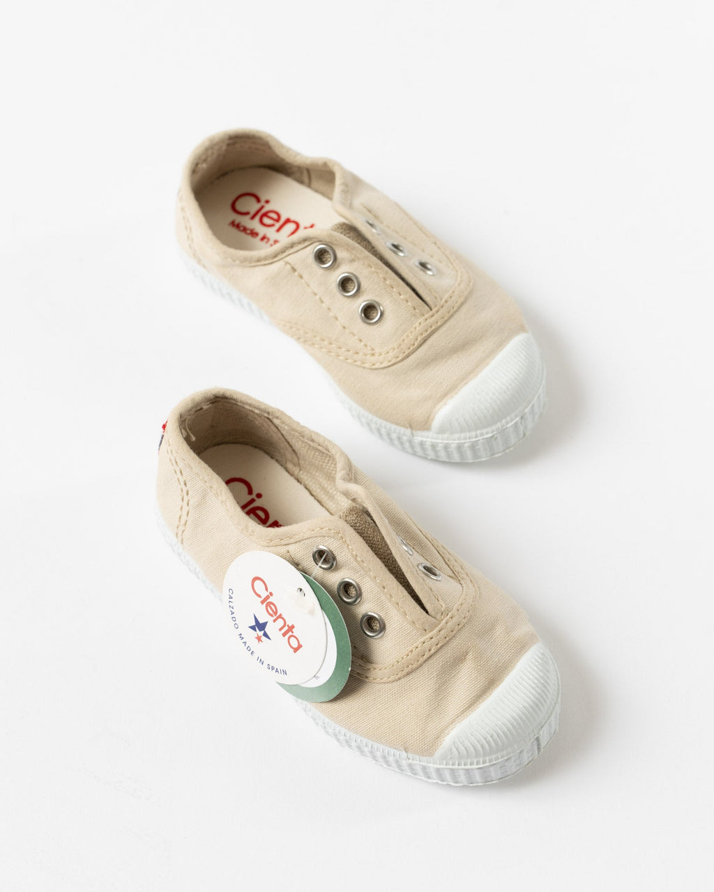 Cienta 70997.13 Canvas Slip-On in Sand