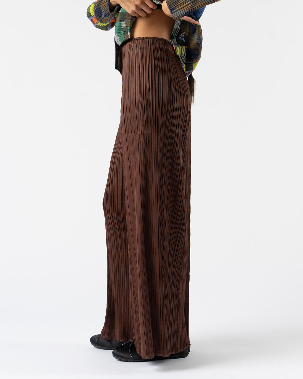 Pleats Please Issey Miyake Monthly Colors January in Bordeaux