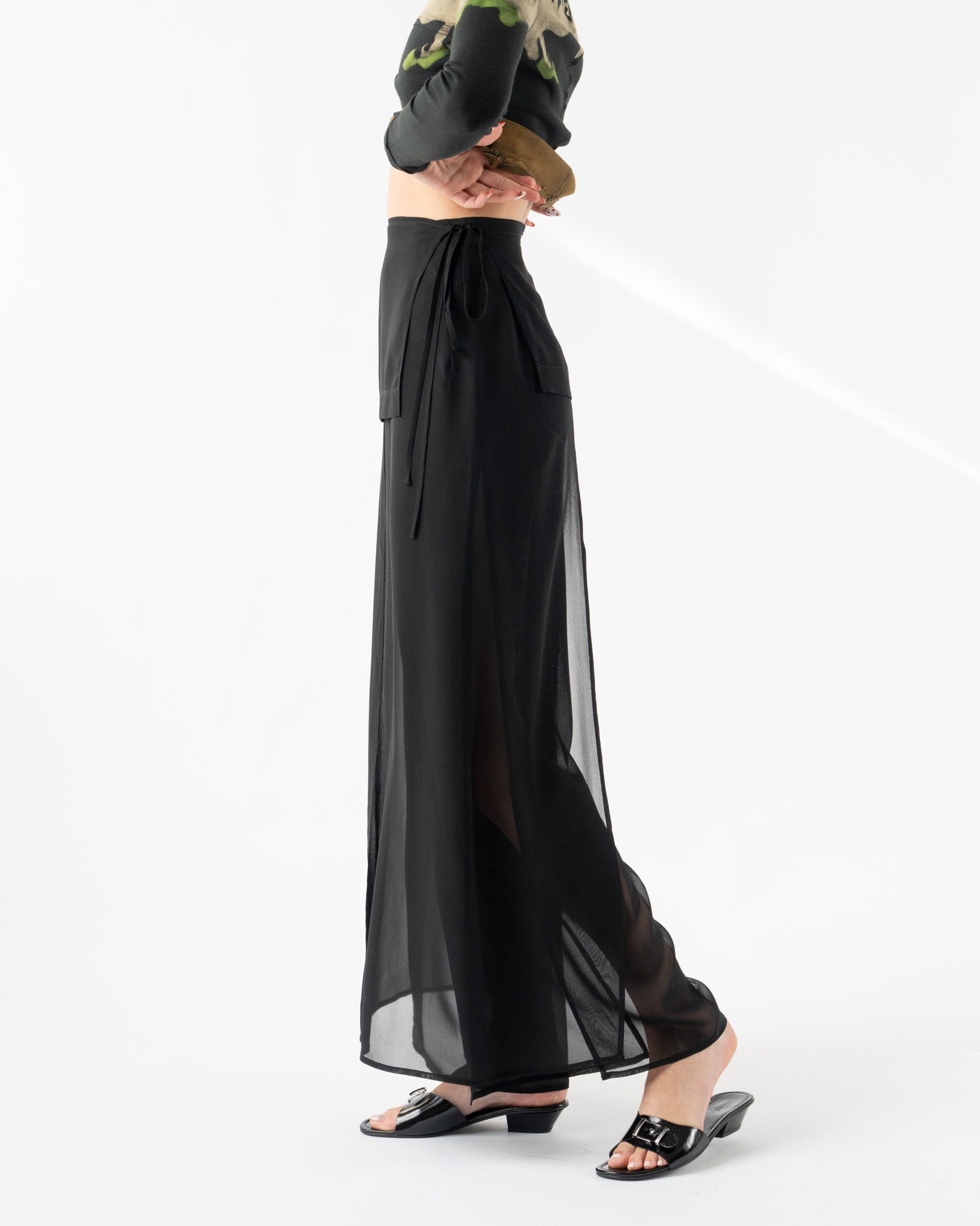 Eckhaus Latta Petal Pant in Ink