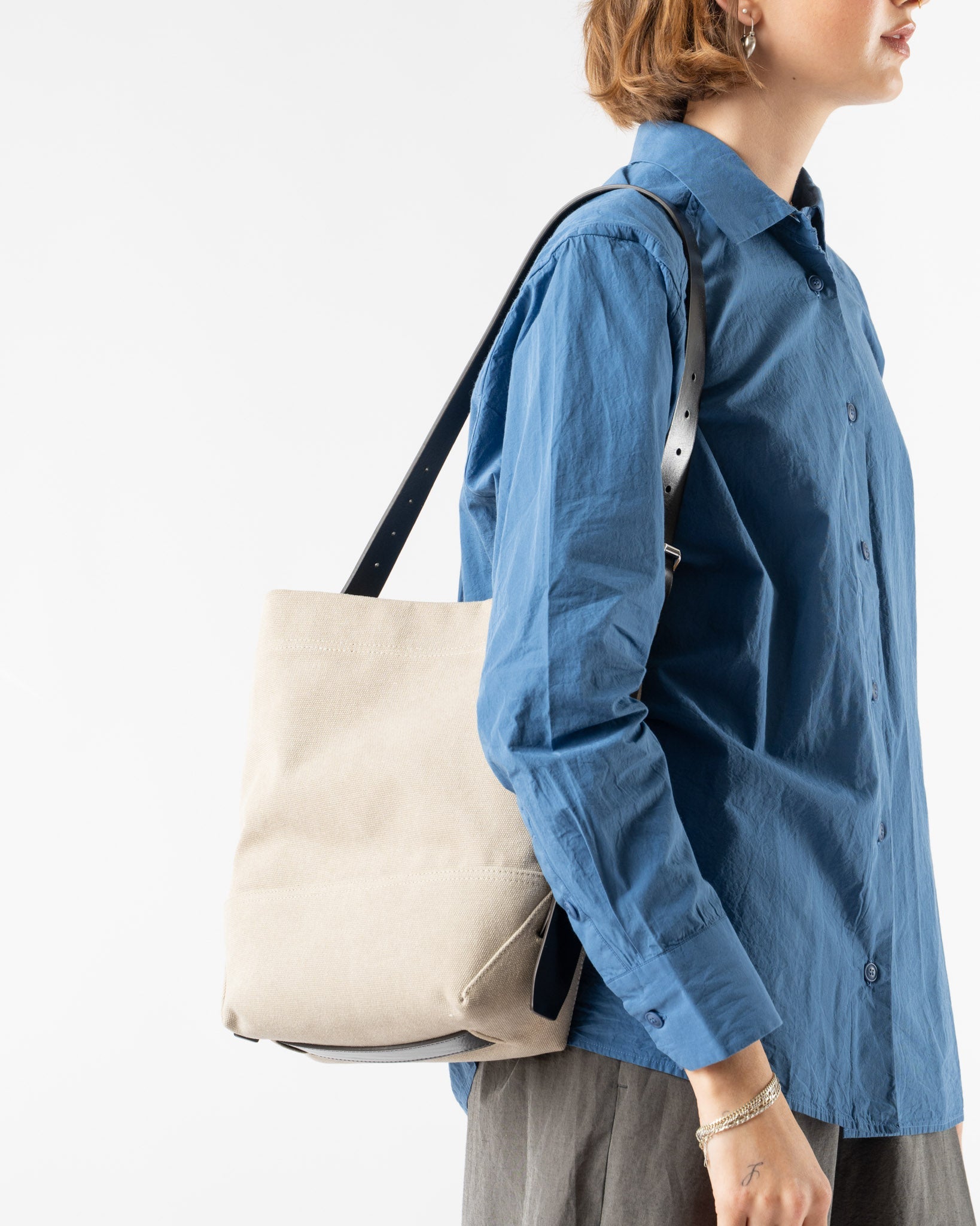 Lemaire Small Belted Tote in Sisal